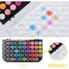 image:imageArtecho 36 Colors Watercolor Paint Set with 3 Brushes Washable Travel Design Perfect for Card Making Illustrations Painting Calligraphy48 colors