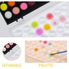 image:imageArtecho 36 Colors Watercolor Paint Set with 3 Brushes Washable Travel Design Perfect for Card Making Illustrations Painting Calligraphy48 colors with paper pad