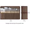 image:imageArtecho 32 PCS Paint Brushes for Acrylic Painting Acrylic Paint Brushes for Oil Watercolor Acrylic Gouache and Canvas Painting24 pcs