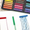 image:imageArtecho 50pcs Soft Pastels 48 Colors Including 4 Fluorescent Colors Extra Free Black amp White Square Chalk for Drawing Blending Layering Shading Pastels Art Supplies48 colors long