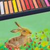 image:imageArtecho 50pcs Soft Pastels 48 Colors Including 4 Fluorescent Colors Extra Free Black amp White Square Chalk for Drawing Blending Layering Shading Pastels Art Supplies24 colors long