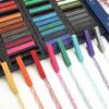 image:imageArtecho 50pcs Soft Pastels 48 Colors Including 4 Fluorescent Colors Extra Free Black amp White Square Chalk for Drawing Blending Layering Shading Pastels Art Supplies48 colors long