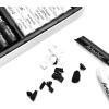 image:imageArtecho Oil Pastels Set of 48 Colors Soft Oil Pastels for Art Painting Drawing Blending Art Supplies for Artists Beginners Students Teachers 10 x 70 mmWhite and Black