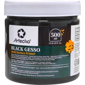 image:imageArtecho White Gesso 64oz  189L Gesso Primer for Acrylic Paintingblack