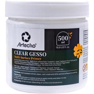 image:imageArtecho White Gesso 64oz  189L Gesso Primer for Acrylic Paintingclear