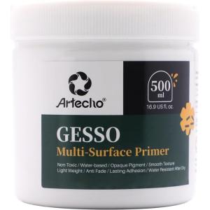 image:imageArtecho White Gesso 64oz  189L Gesso Primer for Acrylic Paintingwhite