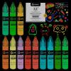 image:imageArtecho Glow in the Dark Paint 18 Colors 11 ml  037 oz Acrylic Paint for Decoration Supplies for Canvas Rock Wood12 colors