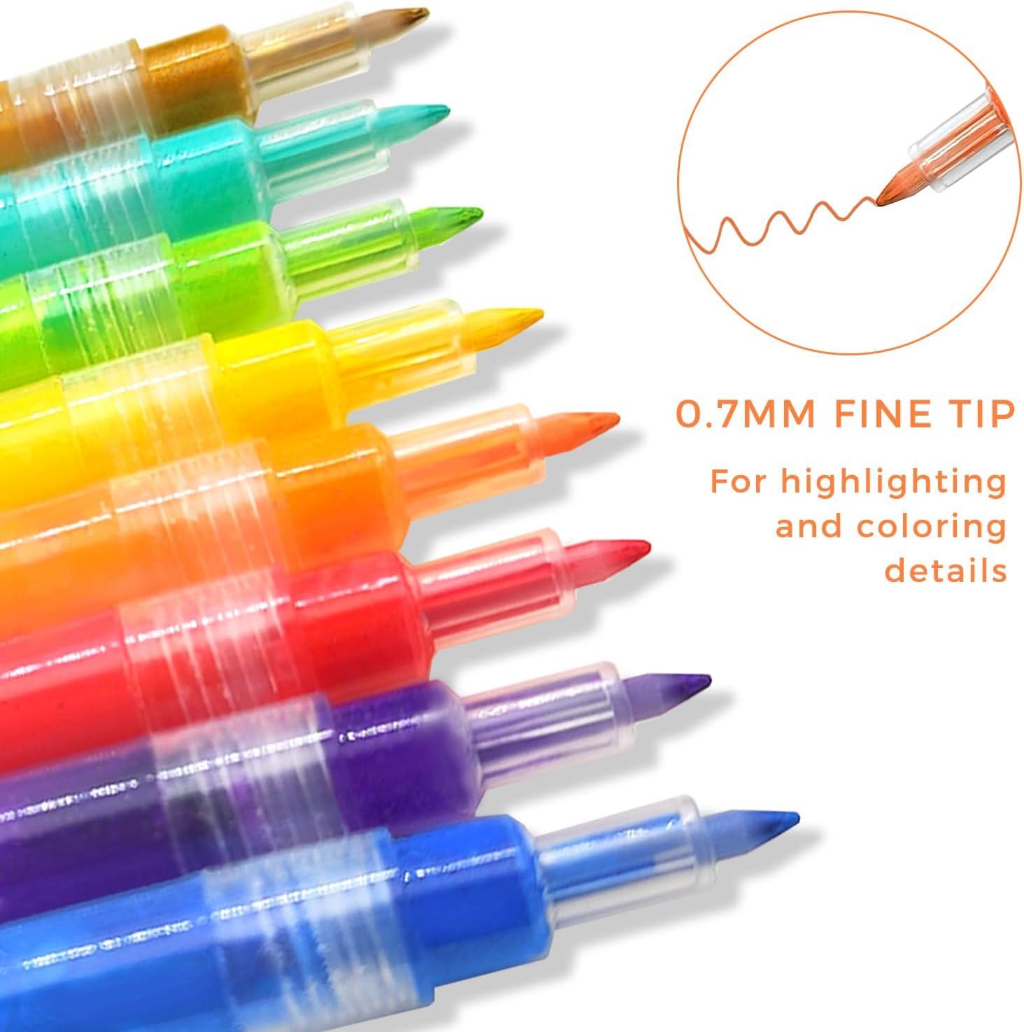 image:imageArtecho Acrylic Paint Markers 36 Colors 07mm Extra Fine Tip Paint Pens for Rock Painting Ceramic Fabric Canvas Wood Glass Art Supplies