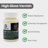 image:imageArtecho High Gloss Varnish 4oz  120ml for Air Dry Clay Acrylic Painting Wood Canvas