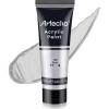 image:imageArtecho Professional Acrylic Paint Set 20 Primary Colors 120ml  405oz Tubes Art Craft Paints for Canvas Rock Stone Wood Fabric Art SuppliesSilver