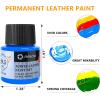 image:imageArtecho 12 Colors Acrylic Leather Paint 1oz Set Leather Paint for Shoes Sneakers Boots Bags Sofa Jackets and Furniture  Will Not Crack or Peel Mixable12 Colors Set