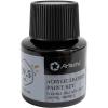 image:imageArtecho 12 Colors Acrylic Leather Paint 1oz Set Leather Paint for Shoes Sneakers Boots Bags Sofa Jackets and Furniture  Will Not Crack or Peel MixableBlack