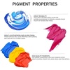 image:imageArtecho 12 Colors Large Bulk Acrylic Paint Set 500ml17oz Bottles amp Gesso 64oz  189L