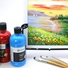 image:imageArtecho 24 PCS Paint Brushes amp 12 Colors Large Bulk Acrylic Paint Set 500ml17oz Bottles