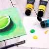 image:imageArtecho Acrylic Paint Burnt Sienna Paint 120ml  405oz Tubes Art Craft Paints for Canvas Rock Stone Wood Fabric Art Supplies20 Basic Colors