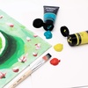 image:imageArtecho Acrylic Paint Burnt Sienna Paint 120ml  405oz Tubes Art Craft Paints for Canvas Rock Stone Wood Fabric Art Supplies7 Basic Colors