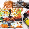 image:imageArtecho Acrylic Paint Burnt Sienna Paint 120ml  405oz Tubes Art Craft Paints for Canvas Rock Stone Wood Fabric Art SuppliesLight Olive Green