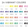 image:imageArtecho Acrylic Paint Markers 24 Colors Dual tip and 36 Colors 07mm Extra Fine Tip