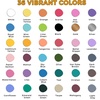 image:imageArtecho Acrylic Paint Markers 24 Colors Dual tip and 36 Colors 07mm Extra Fine Tip