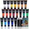 image:imageArtecho Acrylic Paint Set 20 Primary Colors 120ml  405oz amp 32 PCS Paint Brushes for Acrylic Painting
