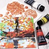 image:imageArtecho Acrylic Paint Set 24 Colors Tubes 60ml  202oz amp Pouring Effects Medium 8oz  236ml