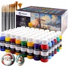 image:imageArtecho Acrylic Paint Set 48 Colors 2oz59ml with 12 Brushes amp 32 PCS Paint Brushes for Acrylic Painting