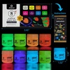 image:imageArtecho Glow in the Dark Acrylic Paint Set  8 Colors x 20ml 07oz amp 18 Colors x 11ml 037oz