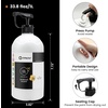 image:imageArtecho Neutral Glow in the Dark Acrylic Paint 500ml  17oz Large Bottle  Semi Glossy Finish High Pigment Rich Color Craft Paint for Canvas Rocks Wood Fabric Ceramic NonToxicTitanium White