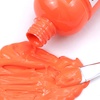 image:imageArtecho Neutral Glow in the Dark Acrylic Paint 500ml  17oz Large Bottle  Semi Glossy Finish High Pigment Rich Color Craft Paint for Canvas Rocks Wood Fabric Ceramic NonToxicGlowNeonOrange
