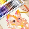 image:imageArtecho Oil Pastels Set of 120 PCS 8 x 60 mm  Soft Oil Pastels for Art Painting Drawing Blending Art Supplies for Artists Beginners Students Teachers50 Basic Colors