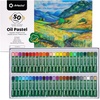 image:imageArtecho Oil Pastels Set of 50 Colors 8 x 60 mm amp 48 Colors10 x 70 mm