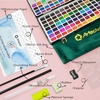 image:imageArtecho Watercolor Paint Set 128 Colors amp 32 PCS Paint Brushes for Acrylic Painting