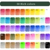 image:imageArtecho Watercolor Paint Set 50 Colors amp 32 PCS Paint Brushes for Acrylic Painting