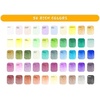 image:imageArtecho Watercolor Paint Set 50 Metallic Colors amp 32 PCS Paint Brushes for Acrylic Painting