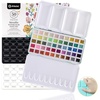 image:imageArtecho Watercolor Paint Set 50 Metallic Colors amp 32 PCS Paint Brushes for Acrylic Painting