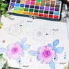 image:imageArtecho Watercolor Paint Set 72 Colors Travel Watercolor Set with Watercolor Papers and Brushes Ideal for Amateur Hobbyists Painting Lovers and Artists128 Colors