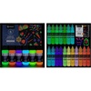 image:imageArtecho Glow in the Dark Acrylic Paint Set  18 Colors x 11ml 037oz amp 6 Colors x 60ml 2oz