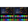 image:imageArtecho Glow in the Dark Paint 6 Colors 60 ml  2 oz Acrylic Paint for Decoration Art Painting Outdoor and Indoor Art Craft Supplies for Canvas Rock Wood Waterproof Rich Pigments Pack of 2