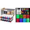 image:imageArtecho Glow in the Dark Paint 8 Colors  20ml amp Basic 24 Colors 2oz