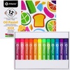 image:imageArtecho Oil Pastels Set of 120 PCS 8 x 60 mm  Soft Oil Pastels for Art Painting Drawing Blending Art Supplies for Artists Beginners Students Teachers12 Neon Colors
