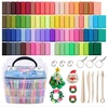 image:imageArtecho Polymer Clay Kit 50 Colors Oven Bake Clay  Modeling Clay for Adults DIY Sculpting Craft Set with Sculpting Tools Jewelry Accessories Arts and Crafts Gifts82 colors