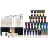 image:imageArtecho Professional Acrylic Paint Set 24 Basic Colors Tubes 60ml  202oz amp 32 PCS Paint Brushes