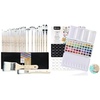 image:imageArtecho Watercolor Paint Set 50 Metallic Colors amp 32 PCS Paint Brushes for Acrylic Painting