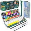 image:imageArtecho Watercolor Paint Set 72 Colors Travel Watercolor Set with Watercolor Papers and Brushes Ideal for Amateur Hobbyists Painting Lovers and Artists50 Colors
