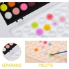 image:imageArtecho 48 Colors 5 Packs Watercolor Paint Set Portable Travel Watercolor Cake Kit with 3 Brushes EasyClean Washable Paint for Card Making Illustrations Painting Calligraphy48 colors with paper pad